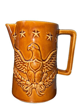 Vintage Made in Japan Eagle Ceramic Pitcher